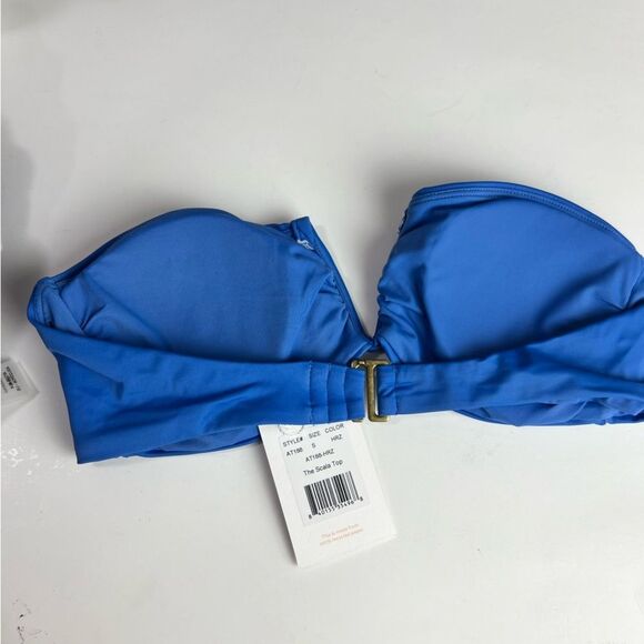 Brand New Andie “Scala” Bikini Top in Horizon Blue - Size S - Anthropologie - Picture 7 of 7